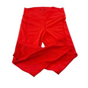 Under Armour‎ Women's HeatGear Compression Leggings Orange Size M